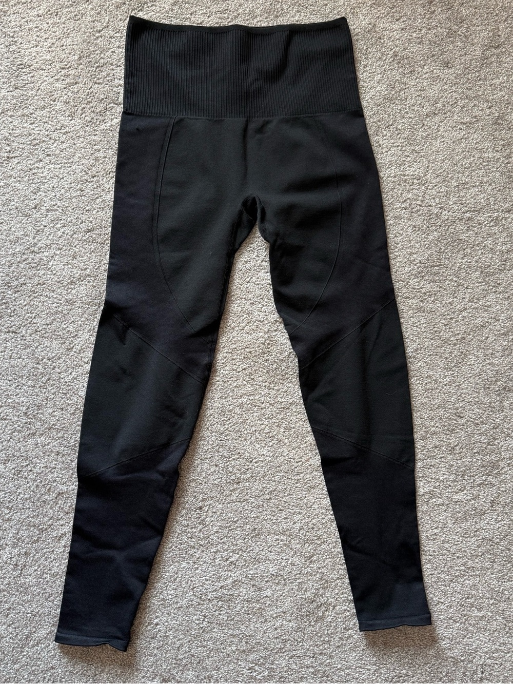 ThirdLove Black Leggings, Seamed, High-Rise Women’s Size Medium